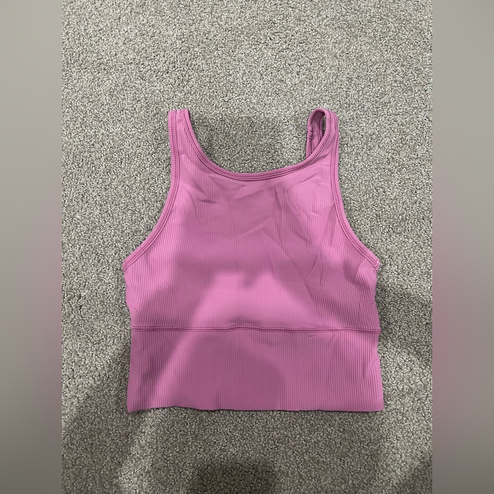 Lululemon Power Pivot Ribbed Tank Top - Picture 2 of 3
